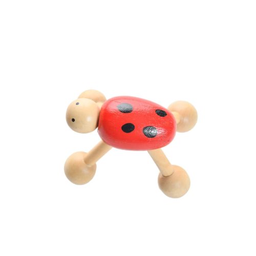 Lady Bug Wooden Massager